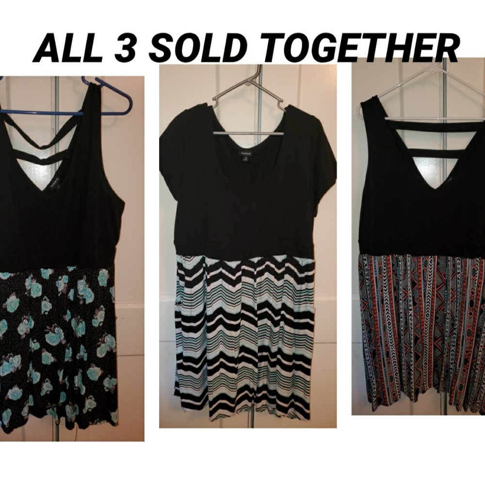 3 TORRID Tops, Size 3